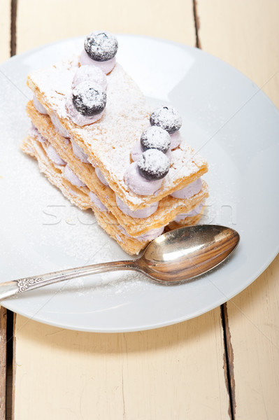 Cake dessert vers gebakken room Stockfoto © keko64