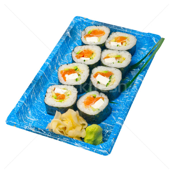 take away sushi express on plastic tray  Stock photo © keko64