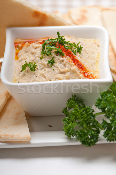 moutabal baba ghanoush eggplant dip Stock photo © keko64
