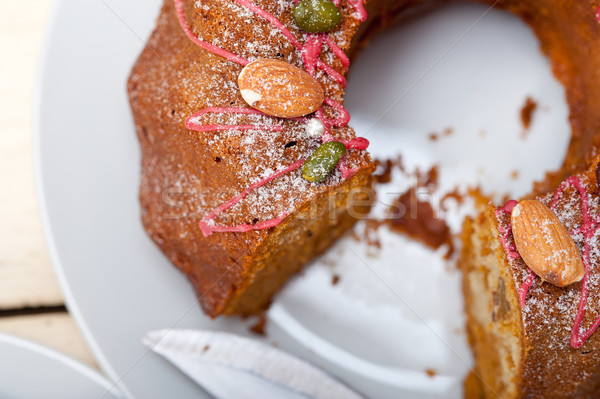 chestnut cake bread dessert Stock photo © keko64