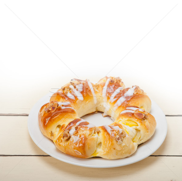 Stock photo: sweet bread donut cake