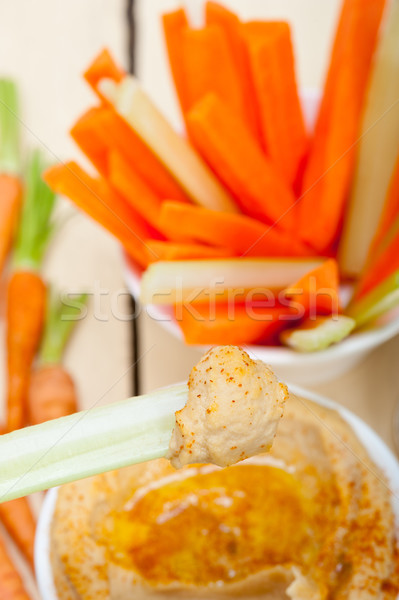 Foto stock: Fresco · molho · cenoura · aipo · Árabe