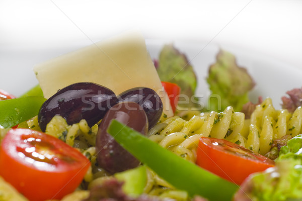 Foto d'archivio: Italiana · pasta · insalata · fresche · sani · fatto · in · casa