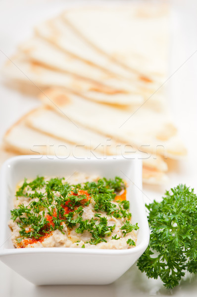 moutabal baba ghanoush eggplant dip Stock photo © keko64