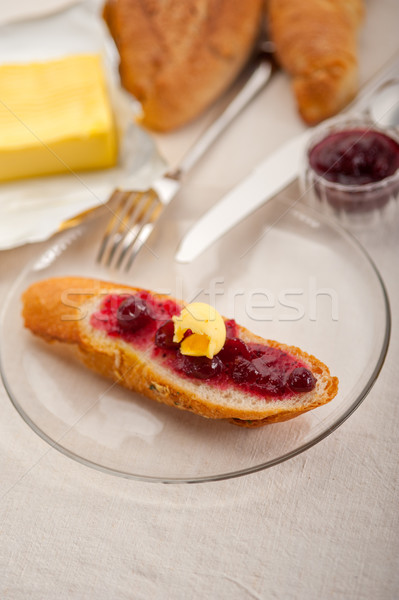 bread butter and jam  Stock photo © keko64