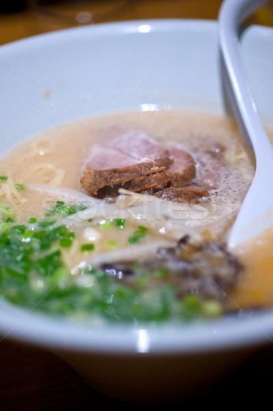 beef ramen noodles Stock photo © keko64