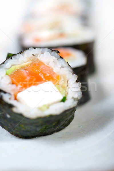 fresh sushi choice combination assortment selection  Stock photo © keko64