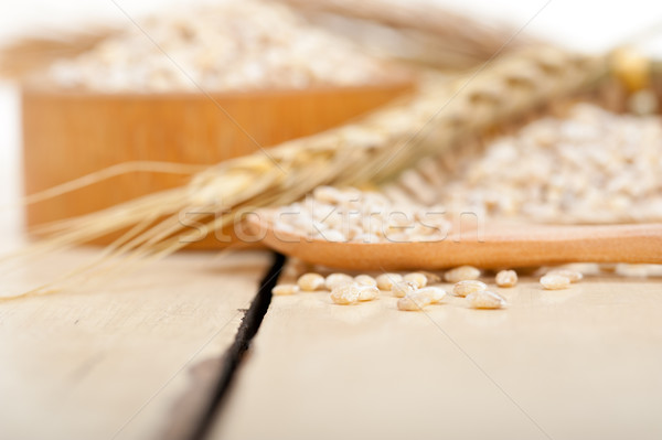 organic barley grains Stock photo © keko64