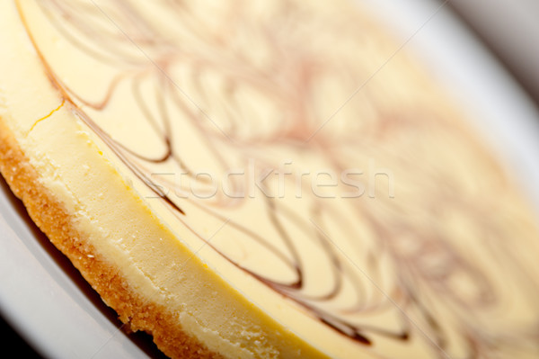 Tarta de queso frescos clásico chocolate alimentos Foto stock © keko64