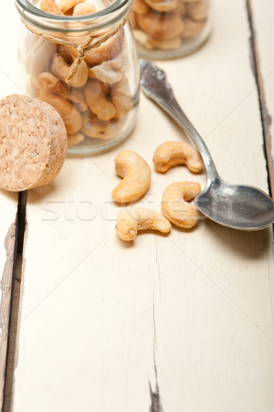 cashew nuts on a glass jar  Stock photo © keko64