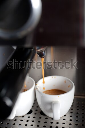 Espresso Kaffee professionelle Maschine italienisch Stock foto © keko64