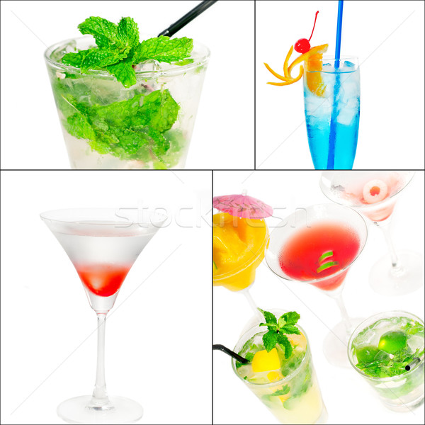 cocktails collage Stock photo © keko64