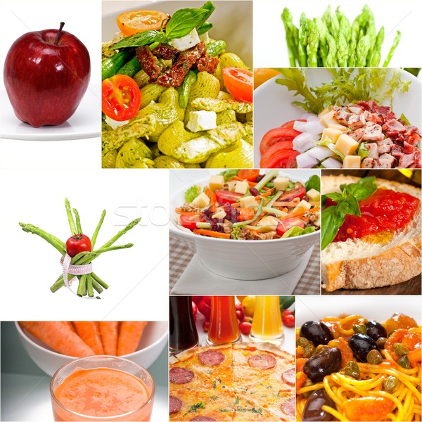 健康 素 素食 食品 拼貼 白 商業照片 © keko64