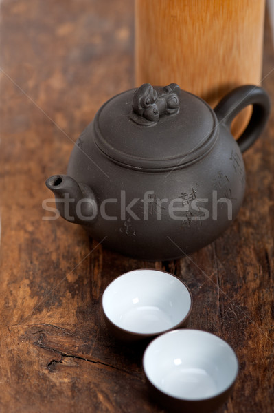 chinese style pot and cups  Stock photo © keko64