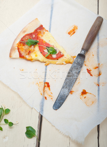 Italian pizza Margherita Stock photo © keko64