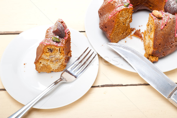 chestnut cake bread dessert Stock photo © keko64