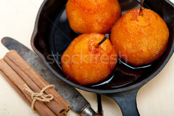 poached pears delicious home made recipe  Stock photo © keko64