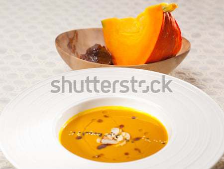 classic pumpkin soup Stock photo © keko64