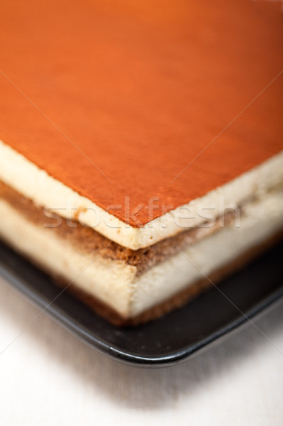 Tiramisu deser klasyczny włoski świeże Zdjęcia stock © keko64