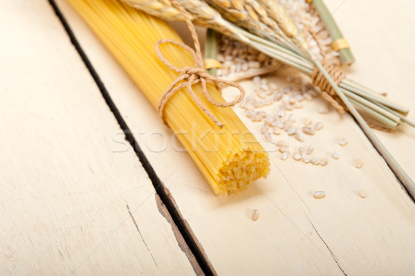 Orgánico crudo italiano pasta Foto stock © keko64