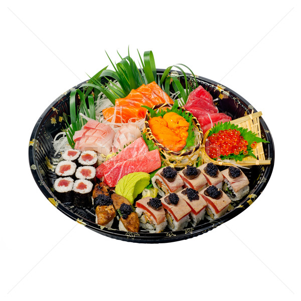 take away sushi express on plastic tray  Stock photo © keko64