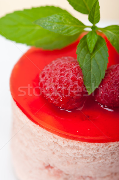 Fresco framboesa bolo sobremesa forma de Foto stock © keko64