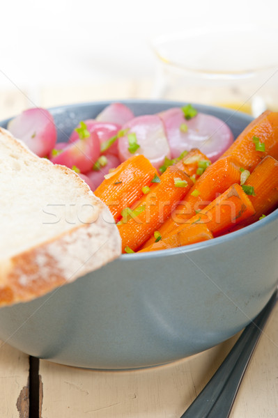 steamed  root vegetable on a bowl Stock photo © keko64
