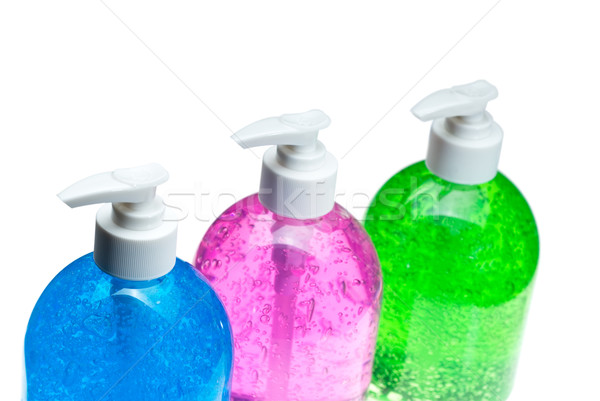 hair gel bottles over white Stock photo © keko64