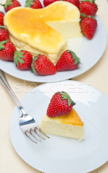 Stok fotoğraf: Kalp · cheesecake · kek · valentine · gün