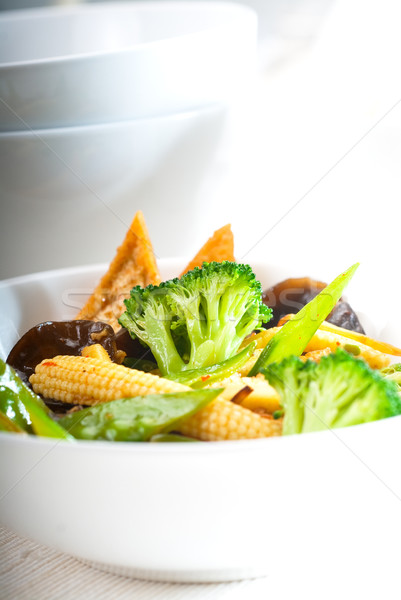 Tofu warzyw świeże zdrowych typowy Zdjęcia stock © keko64