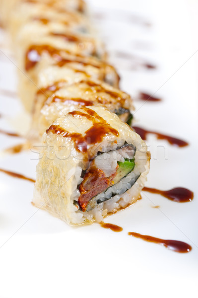 fresh sushi choice combination assortment selection  Stock photo © keko64