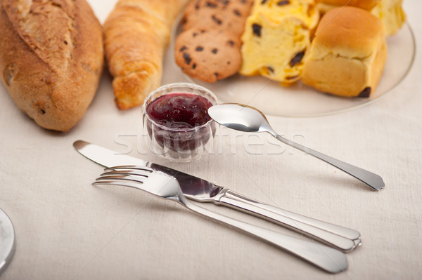 bread butter and jam  Stock photo © keko64