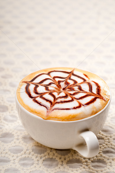 Stock photo: cappuccino cup