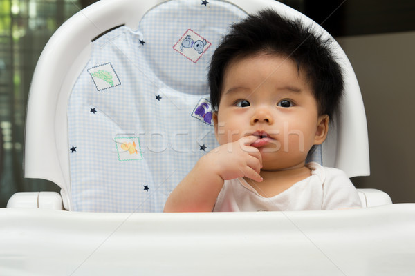 [[stock_photo]]: Peu · bébé · élevé · président · portrait · asian