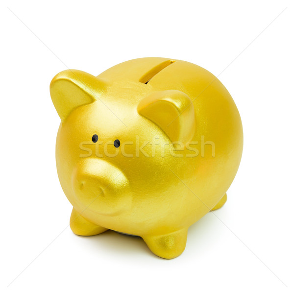 Golden piggy bank Stock photo © kenishirotie