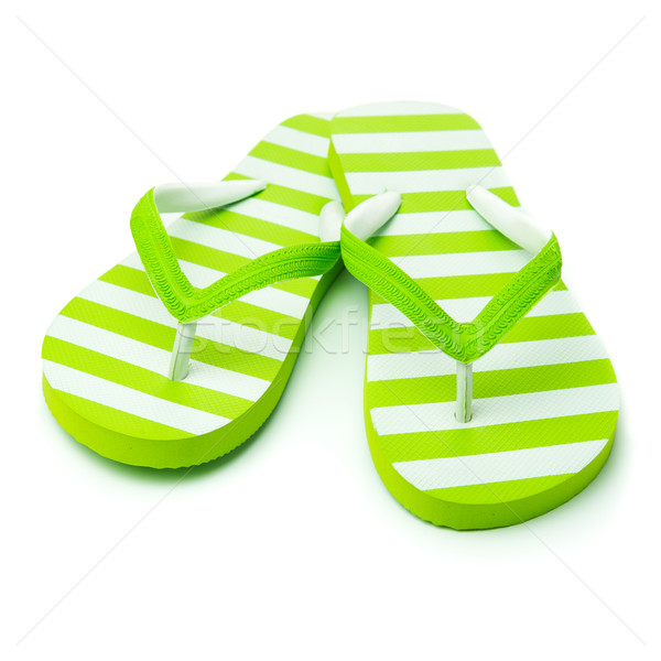 Green sandal Stock photo © kenishirotie