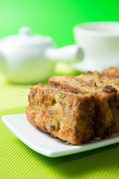 Stock photo: Deep fried pumpkin rice cake