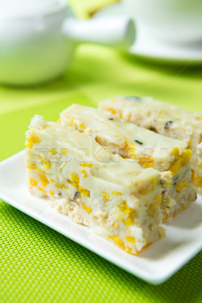 Chinese style pumpkin rice cake Stock photo © kenishirotie