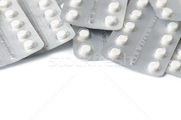 Medicina pílulas branco pílula farmácia terapia Foto stock © kenishirotie