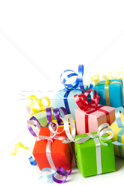 Stock photo: Gift boxes