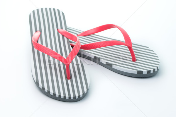 Flip flops isolated on white background Stock photo © kenishirotie