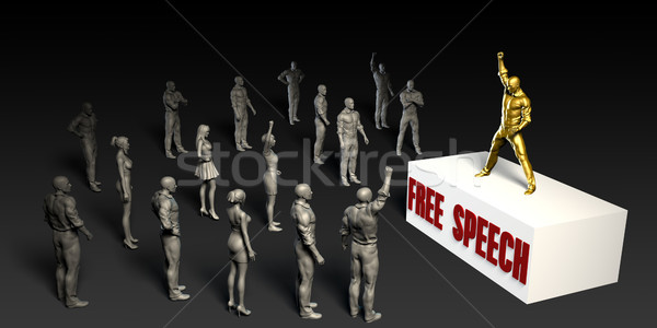 Free Speech Stock photo © kentoh
