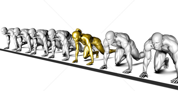 Female Empowerment Stock photo © kentoh