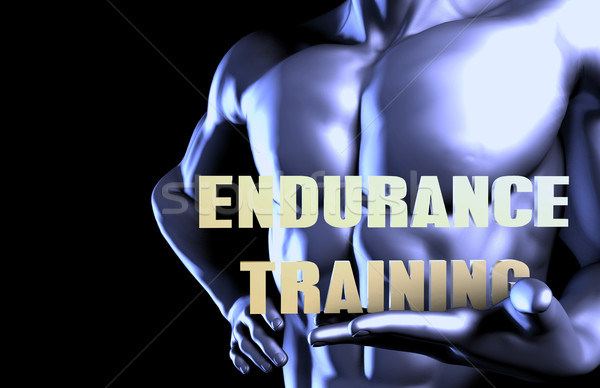 Endurance training Stock photo © kentoh