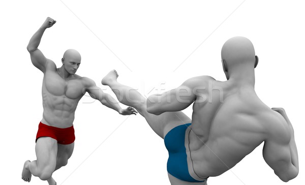 Body Combat Classes Stock photo © kentoh