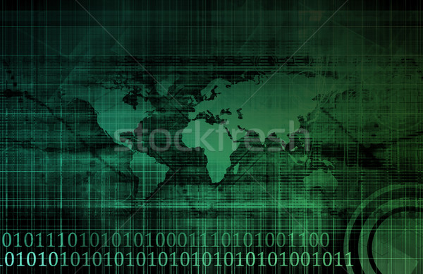 On-line securitate Internet reţea corporativ companie Imagine de stoc © kentoh