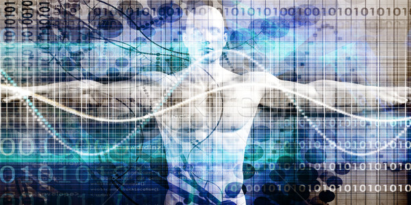 Digitalen Gesundheit Software Körper Technologie medizinischen Stock foto © kentoh