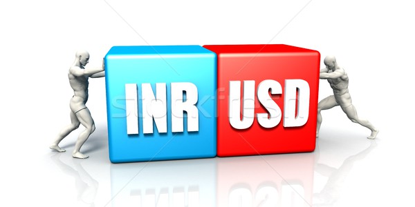 INR USD Currency Pair Stock photo © kentoh