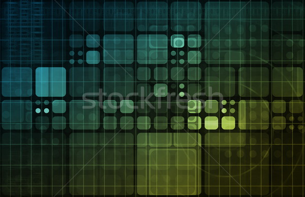 Telecommunicatie mobiele gegevens grid business werk Stockfoto © kentoh