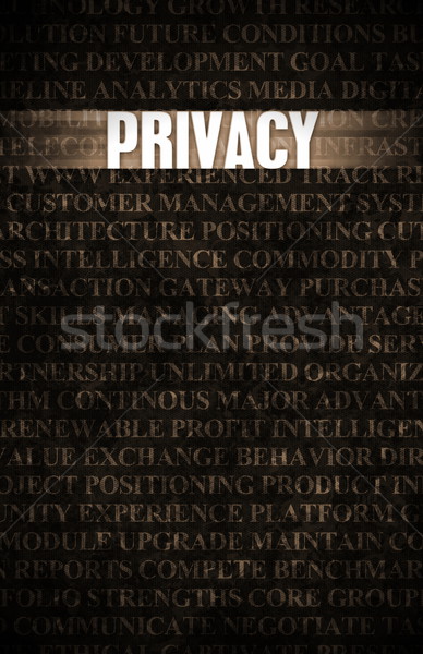 Privacy Stock photo © kentoh